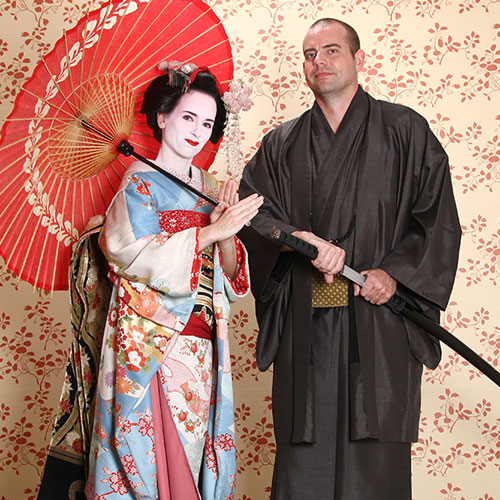 Maiko and Geisha makeover Couple Studio course