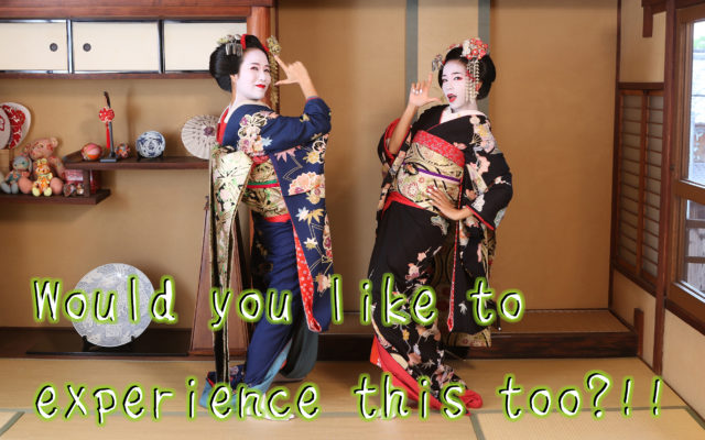Would you like to try the Maiko and Geiko(Geisha) experience?!