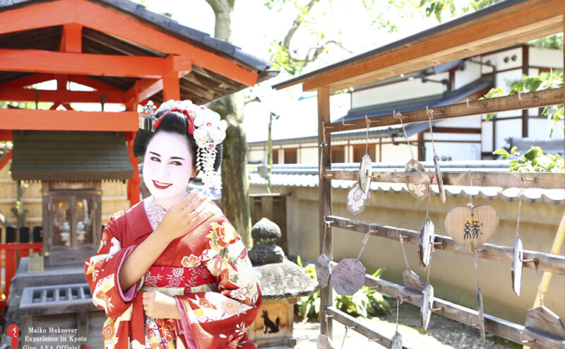 お外に飛び出し舞妓体験！夏の野外撮影を笑顔で楽しんで下さったArantxaちゃん☆From MEXICO