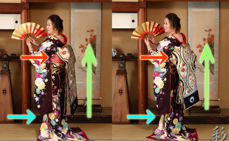 高沢が舞妓さんの着物の着付けについてブログを書きます。Today's blog is about Maiko's kimono.