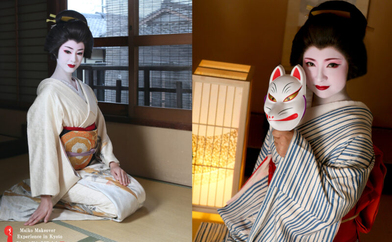 Why are Maiko and Geiko(Geisha) makeup white?