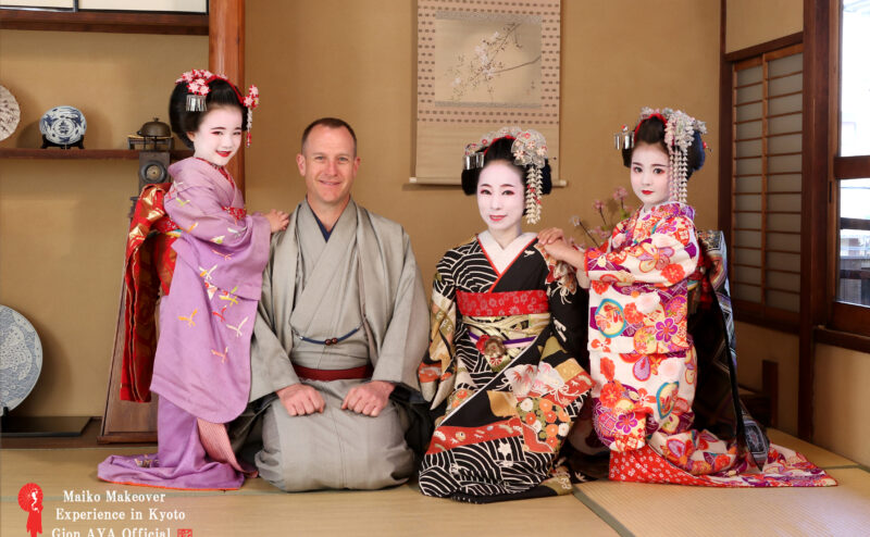 Little girl Maiko (Geisha).